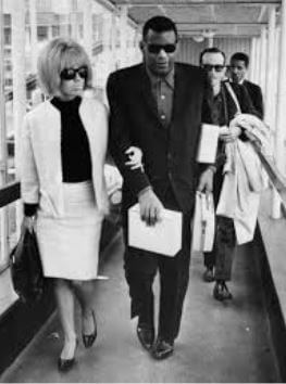 Eileen Williams with her ex-husband, Ray Charles.